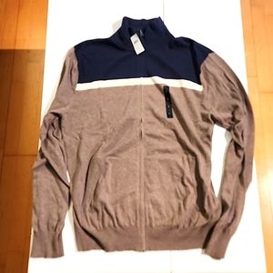 Banana Republic men's zip-up sweater